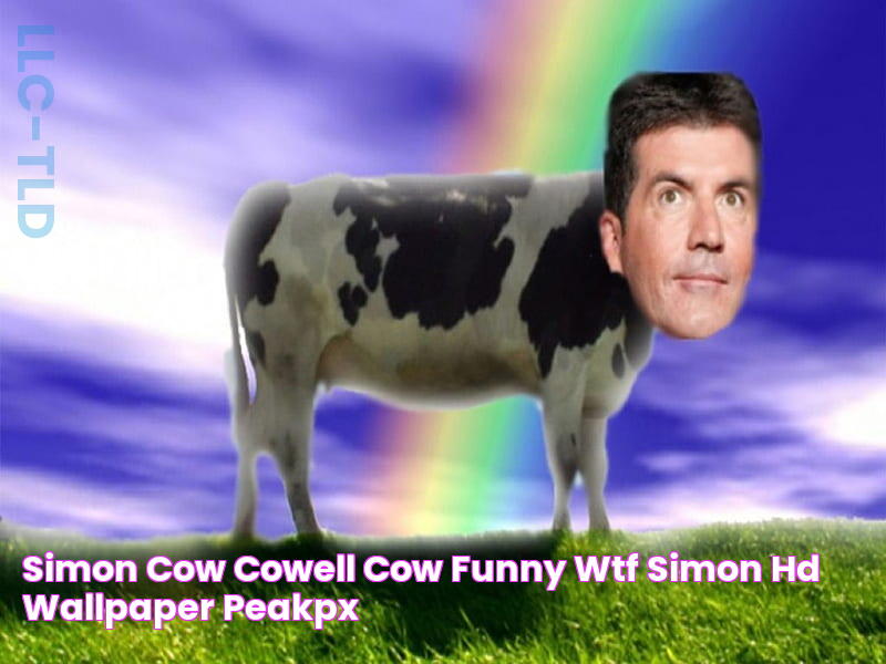 Simon Cow, cowell, cow, funny, wtf, simon, HD wallpaper Peakpx