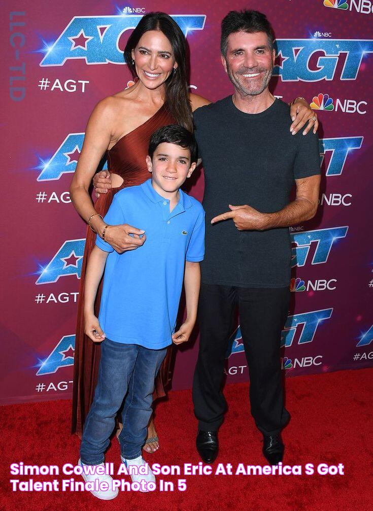 Simon Cowell and Son Eric at 'America's Got Talent' Finale Photo in