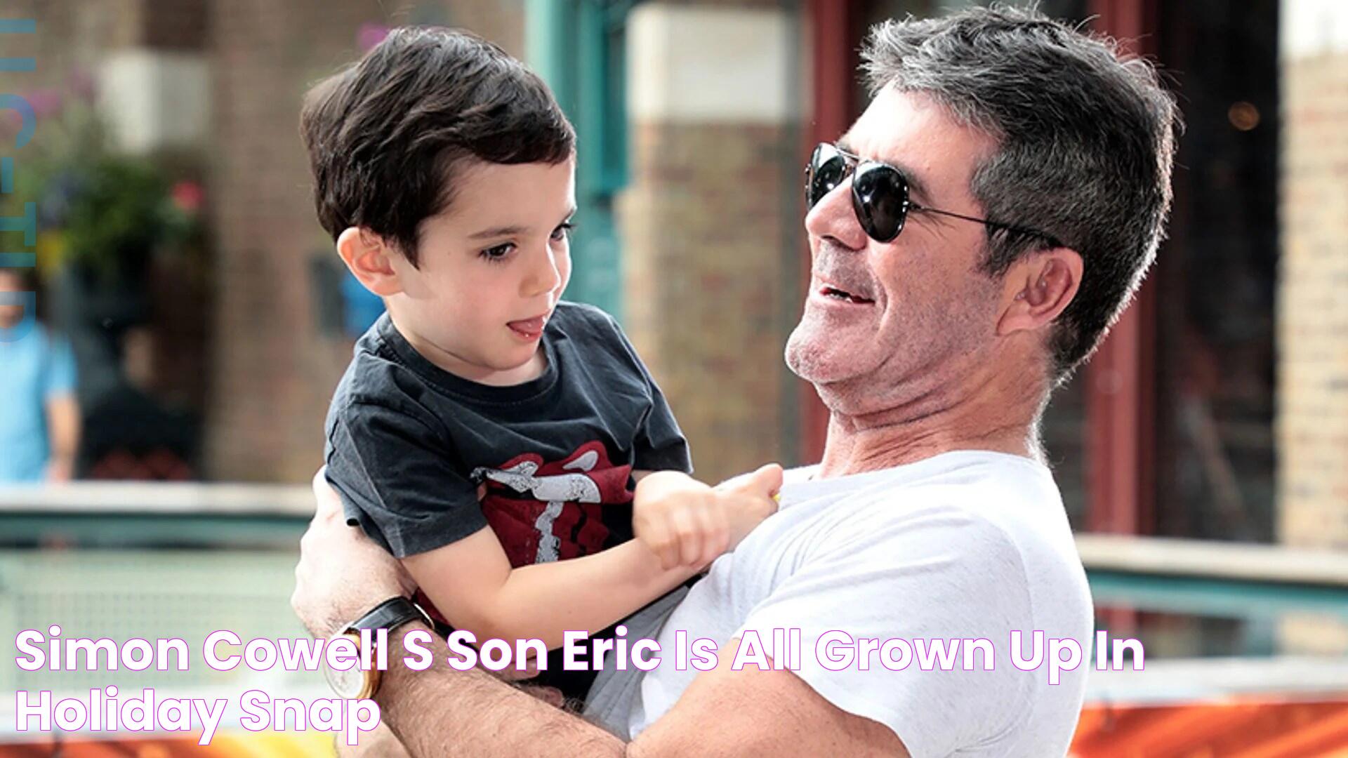 Simon Cowell's son Eric is all grown up in holiday snap!