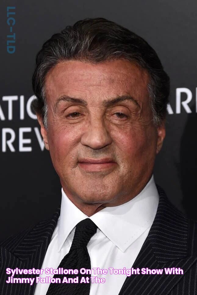 Sylvester Stallone on The Tonight Show with Jimmy Fallon and at the