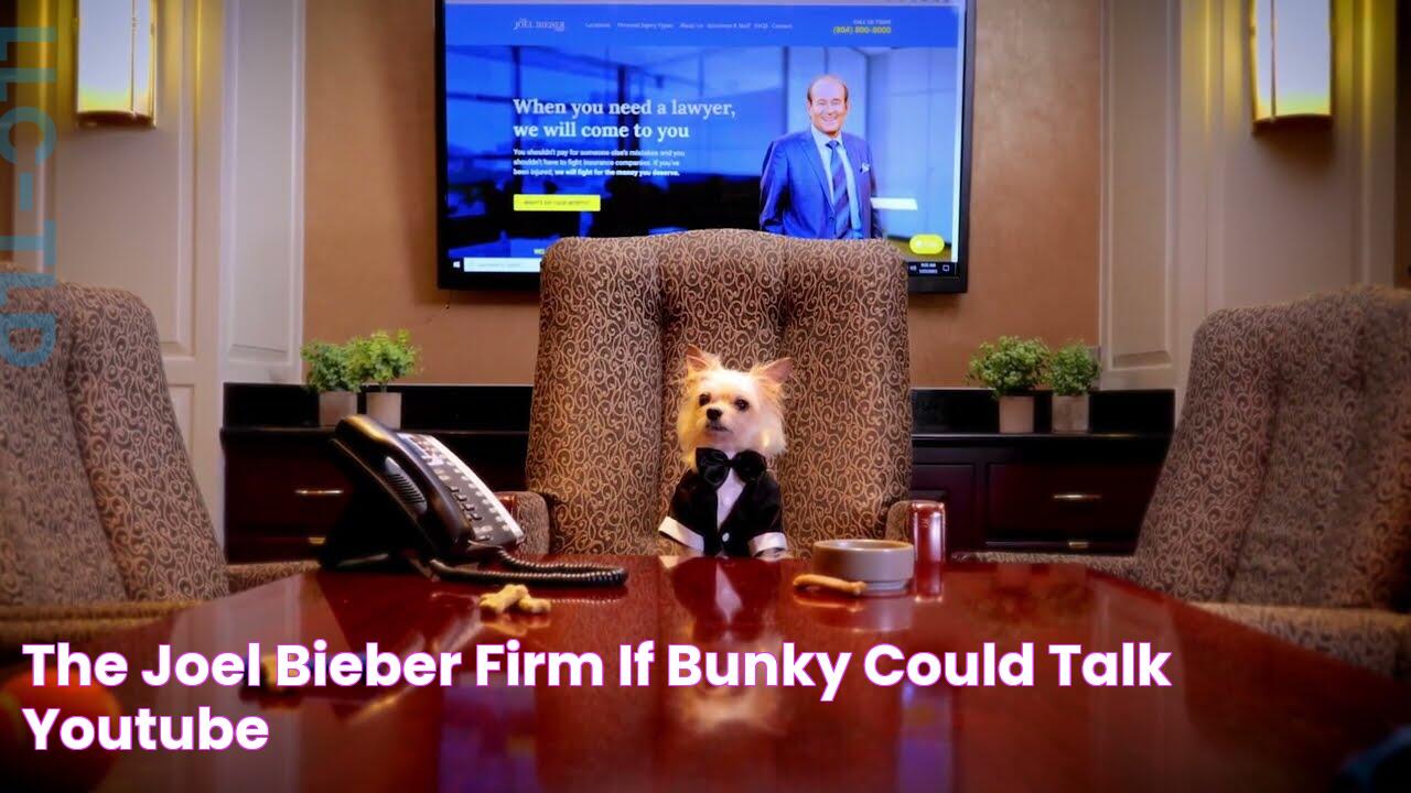 The Joel Bieber Firm If Bunky Could Talk YouTube