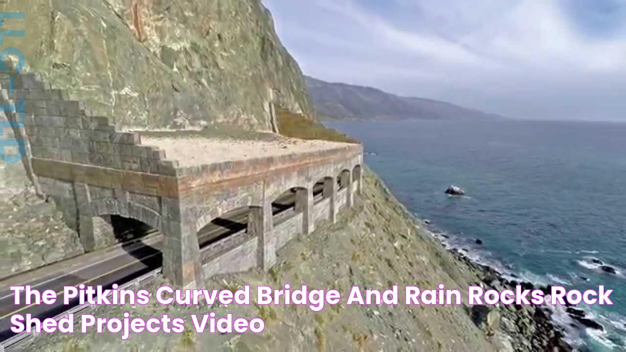 The Pitkins Curved Bridge and Rain Rocks Rock Shed Projects Video