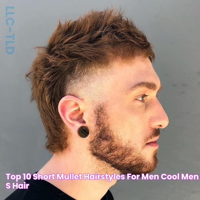 Top 10 Short Mullet Hairstyles for Men Cool Men's Hair