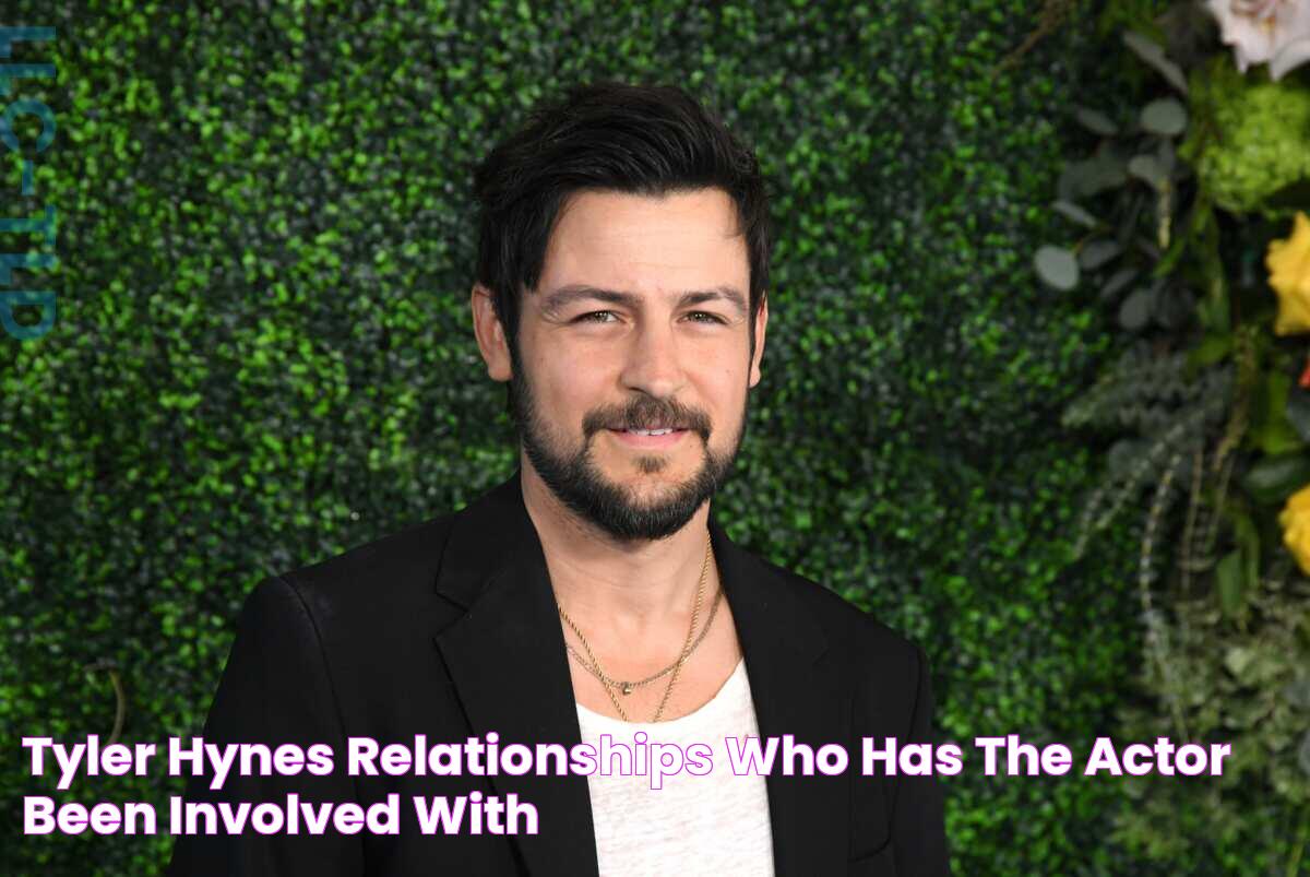 Tyler Hynes’ relationships Who has the actor been involved with