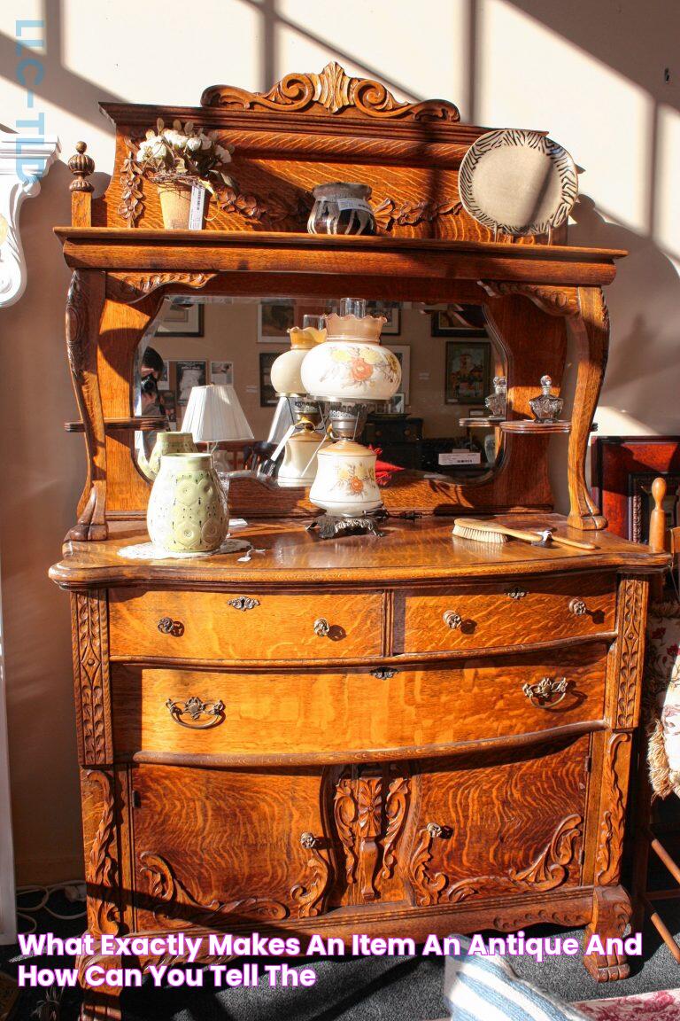 What exactly makes an item an antique, and how can you tell? The