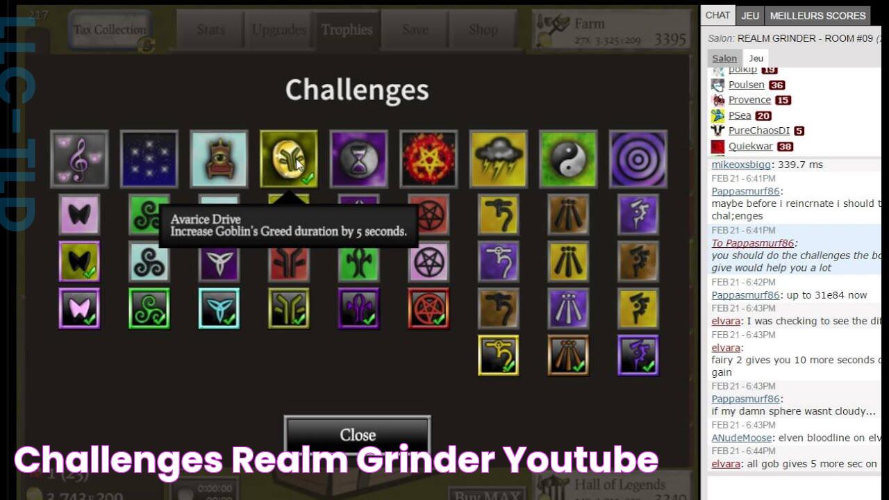 challenges realm grinder YouTube