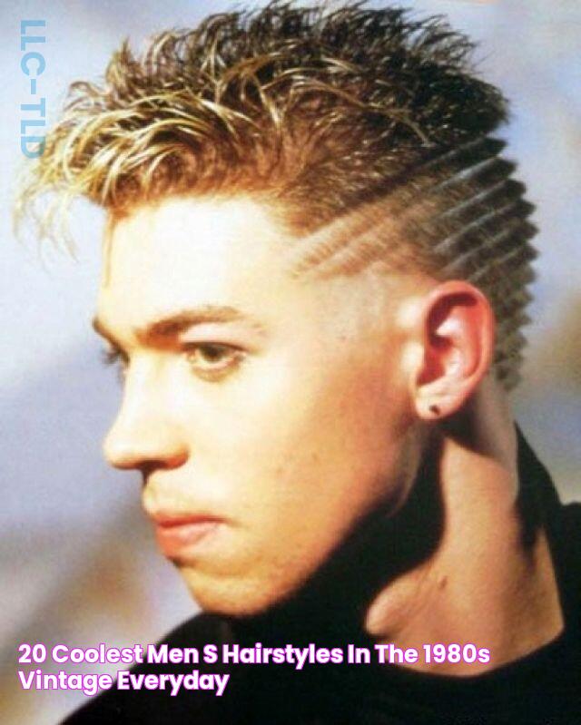 20 Coolest Men's Hairstyles in the 1980s Vintage Everyday