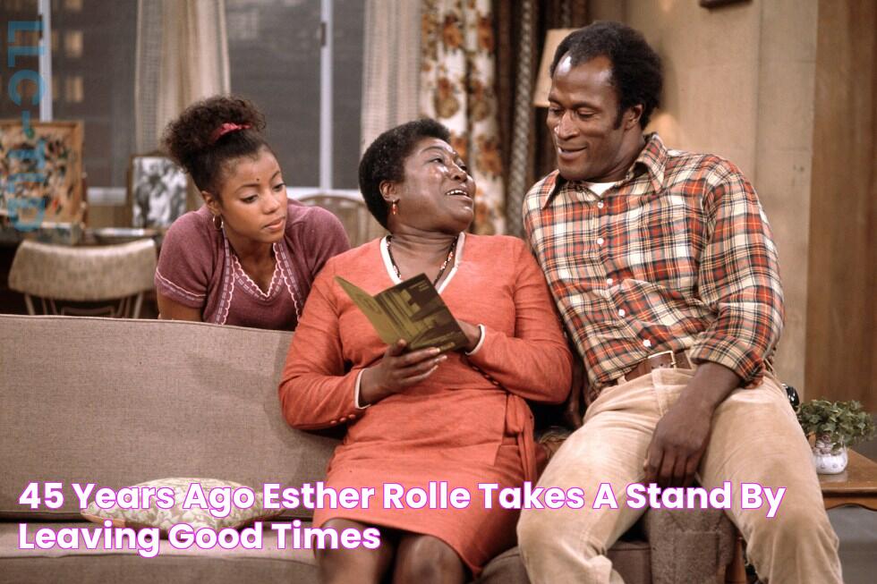 45 Years Ago Esther Rolle Takes a Stand by Leaving 'Good Times'