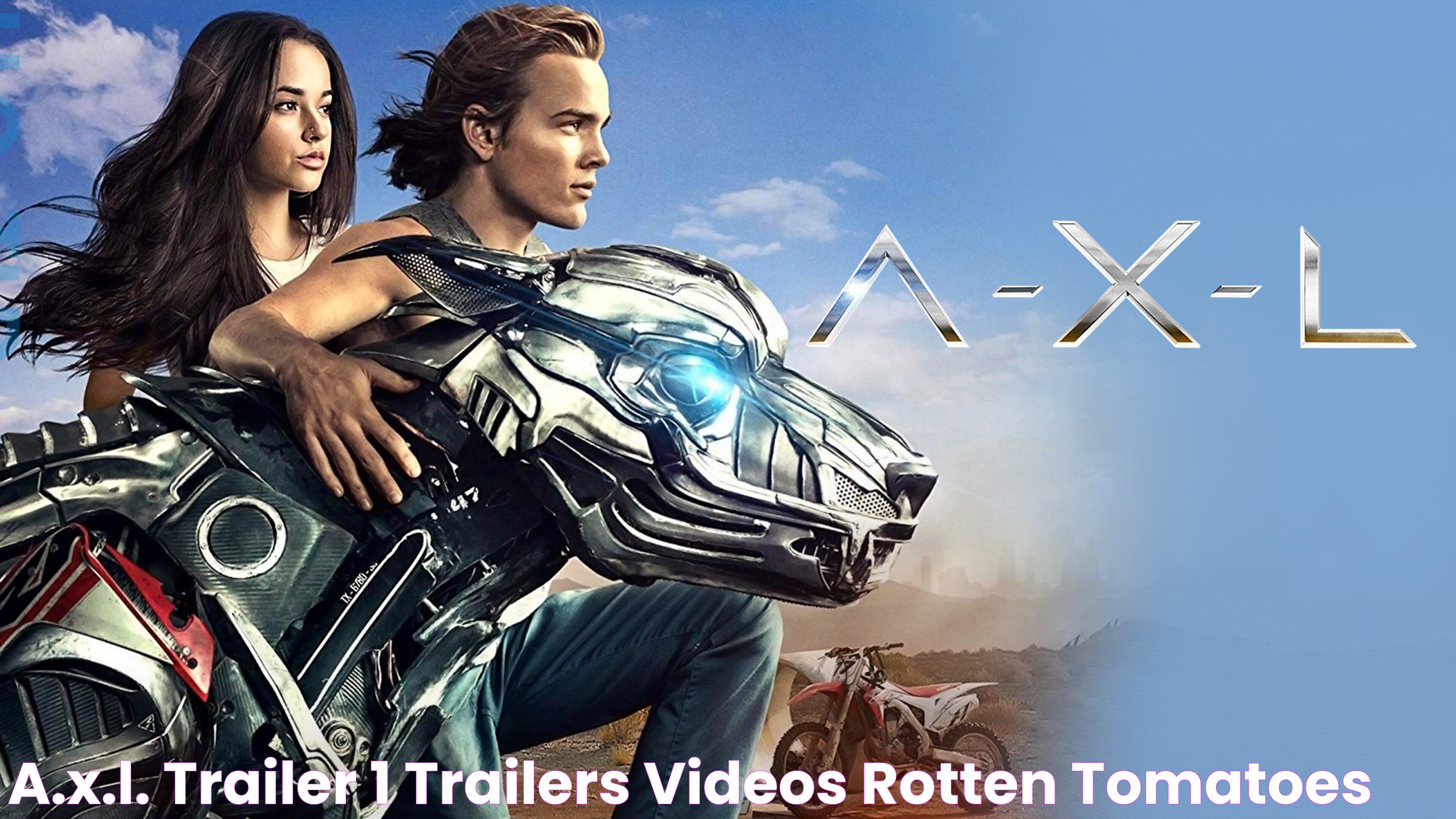 A.X.L. Trailer 1 Trailers & Videos Rotten Tomatoes