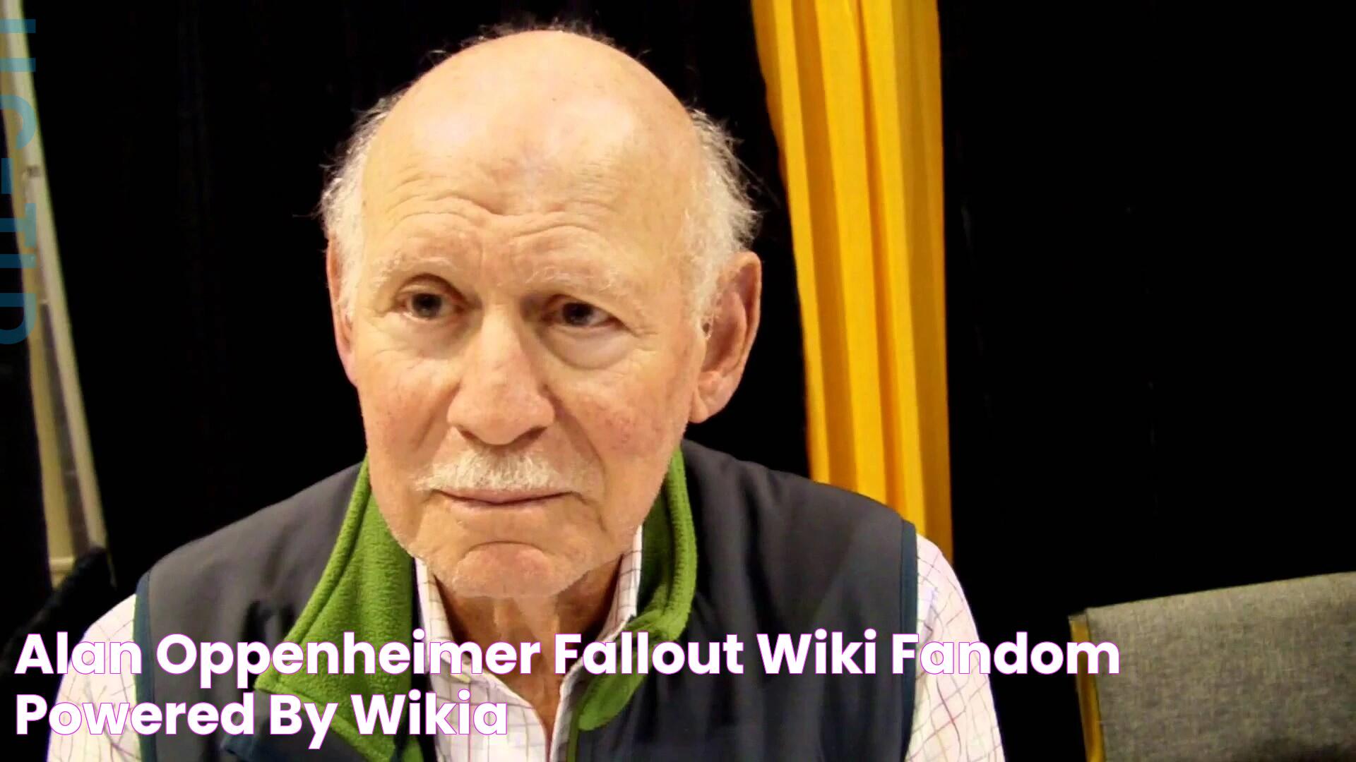 Alan Oppenheimer Fallout Wiki FANDOM powered by Wikia