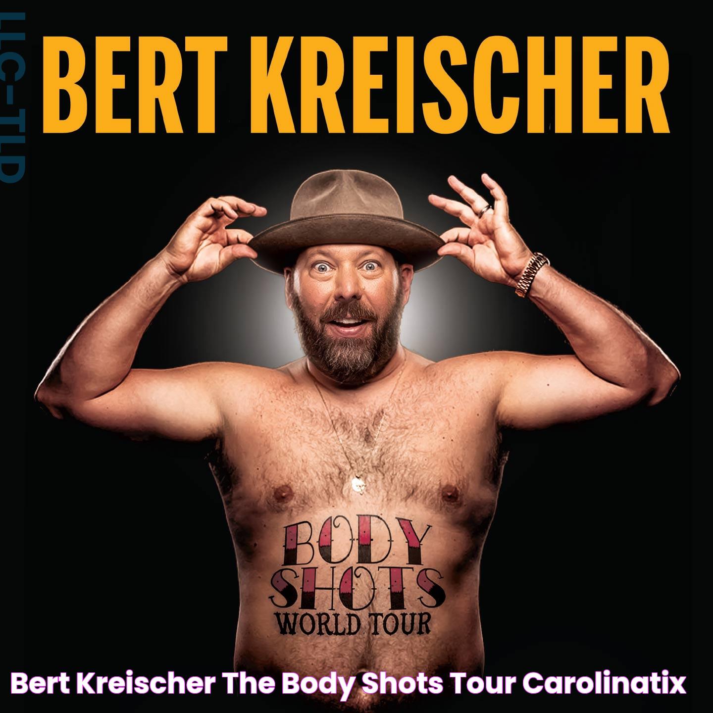 Bert Kreischer The Body Shots Tour CarolinaTix