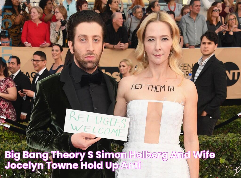 Big Bang Theory's Simon Helberg and Wife Jocelyn Towne Hold Up Anti