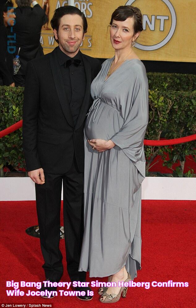 Big Bang Theory star Simon Helberg confirms wife Jocelyn Towne is