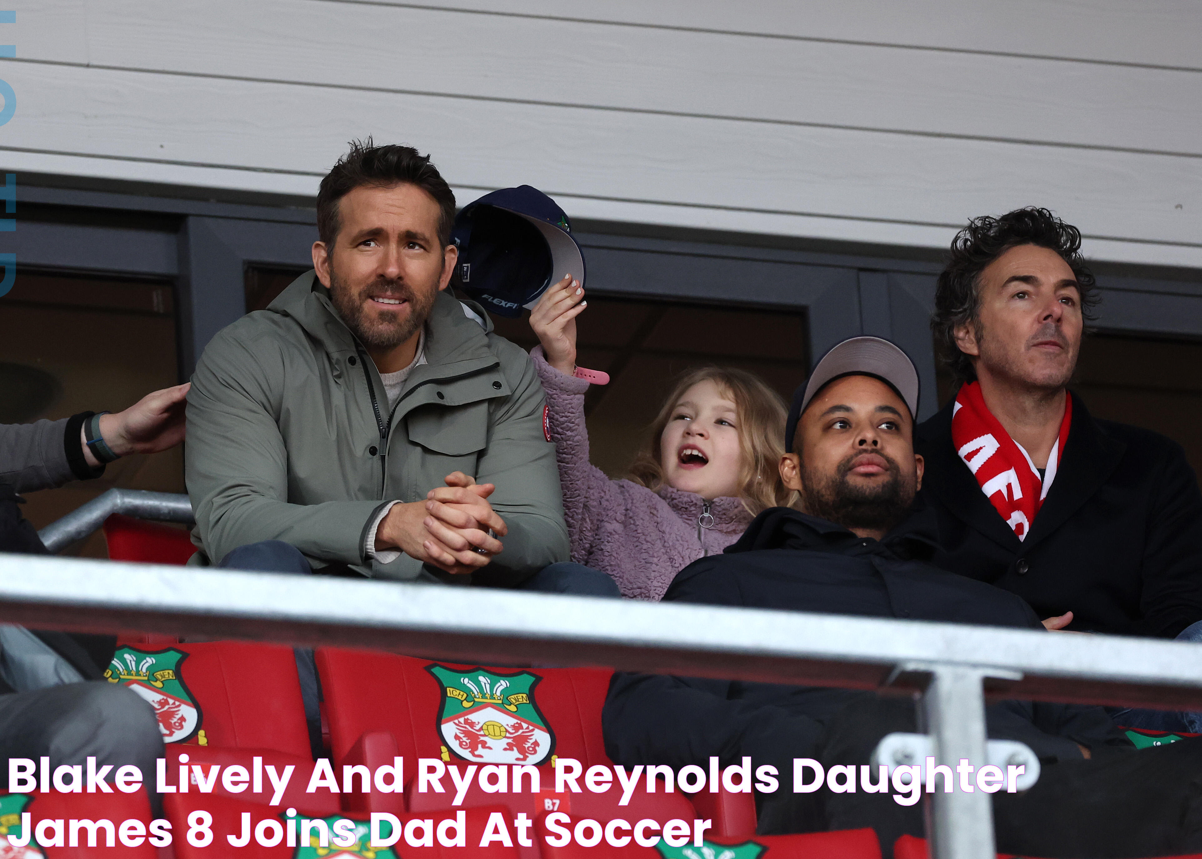 Blake Lively and Ryan Reynolds' daughter James, 8, joins dad at soccer