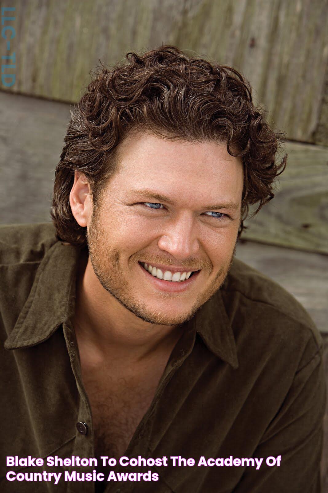 Blake Shelton To CoHost The Academy Of Country Music Awards