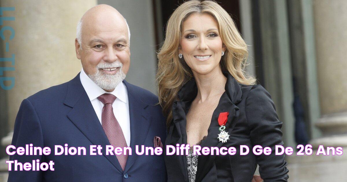 Celine Dion et René une différence d'âge de 26 ans Theliot