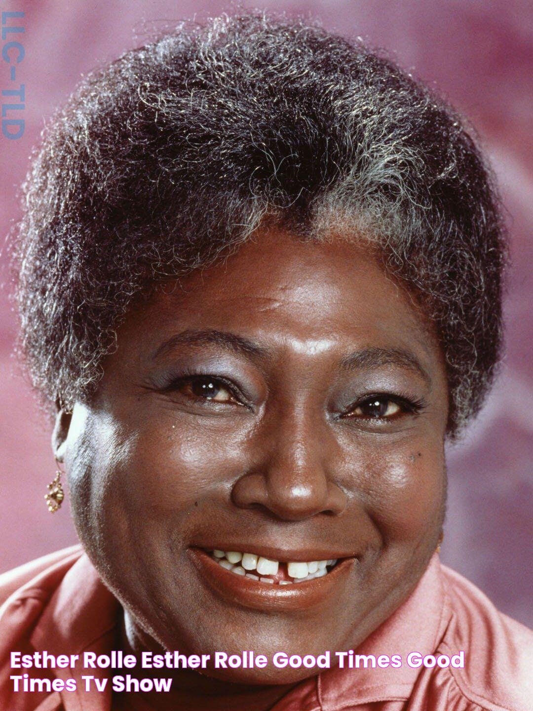 Esther Rolle Esther rolle, Good times, Good times tv show