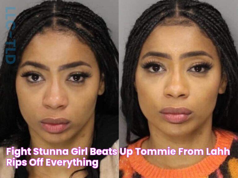 FIGHT Stunna Girl BEATS UP Tommie From LAHH Rips Off EVERYTHING