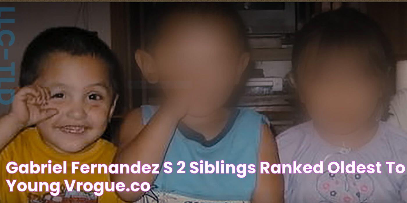 Gabriel Fernandez S 2 Siblings Ranked Oldest To Young vrogue.co