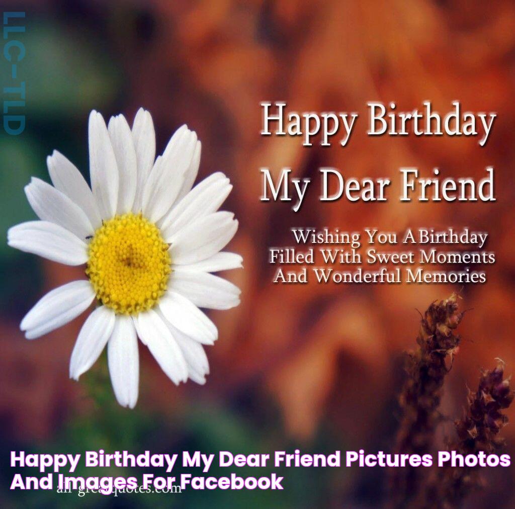 Happy Birthday My Dear Friend Pictures, Photos, and Images for Facebook