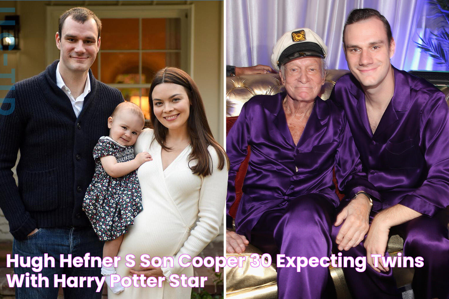 Hugh Hefner's son Cooper, 30, expecting twins with Harry Potter star