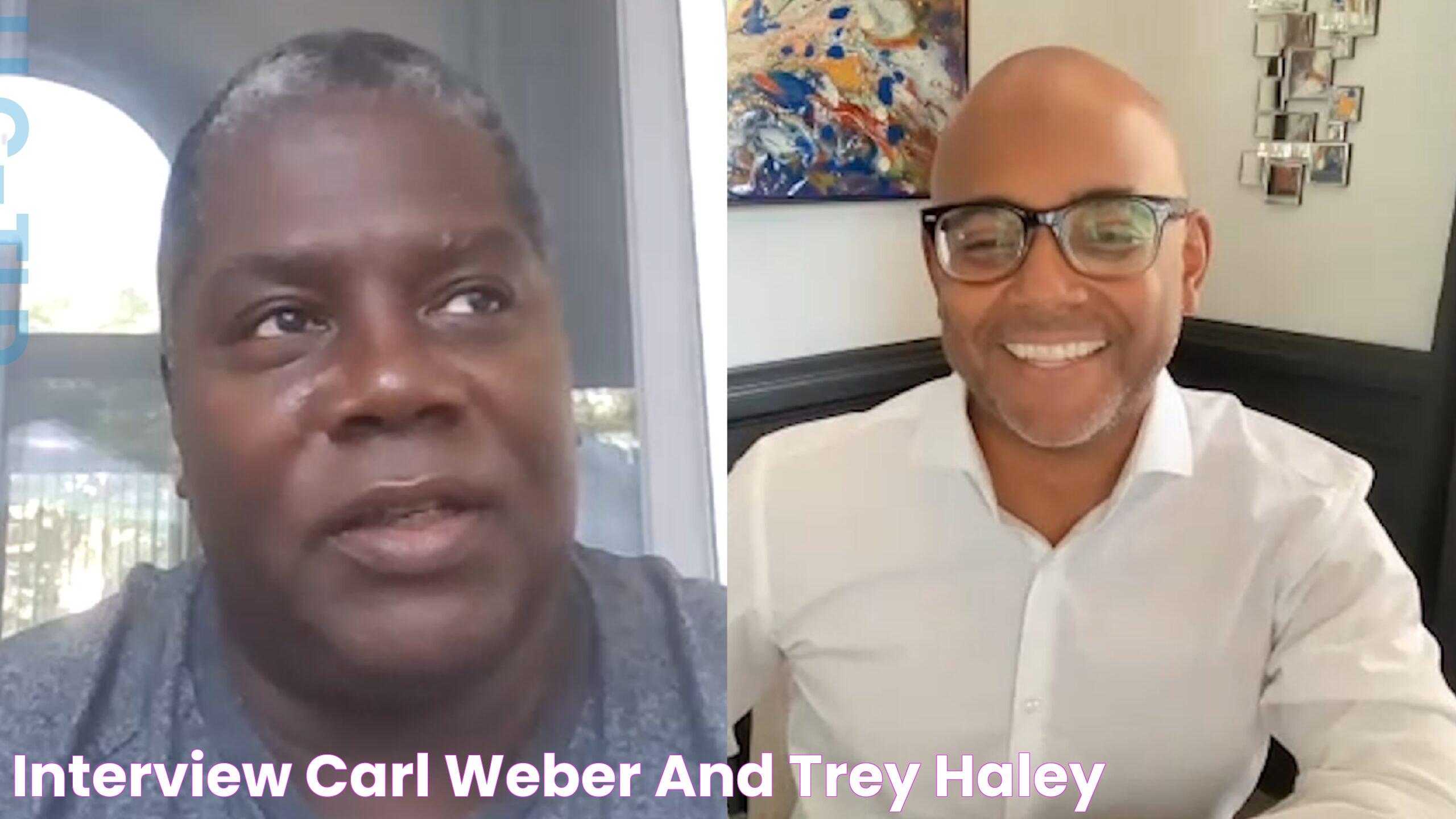 Interview Carl Weber and Trey Haley