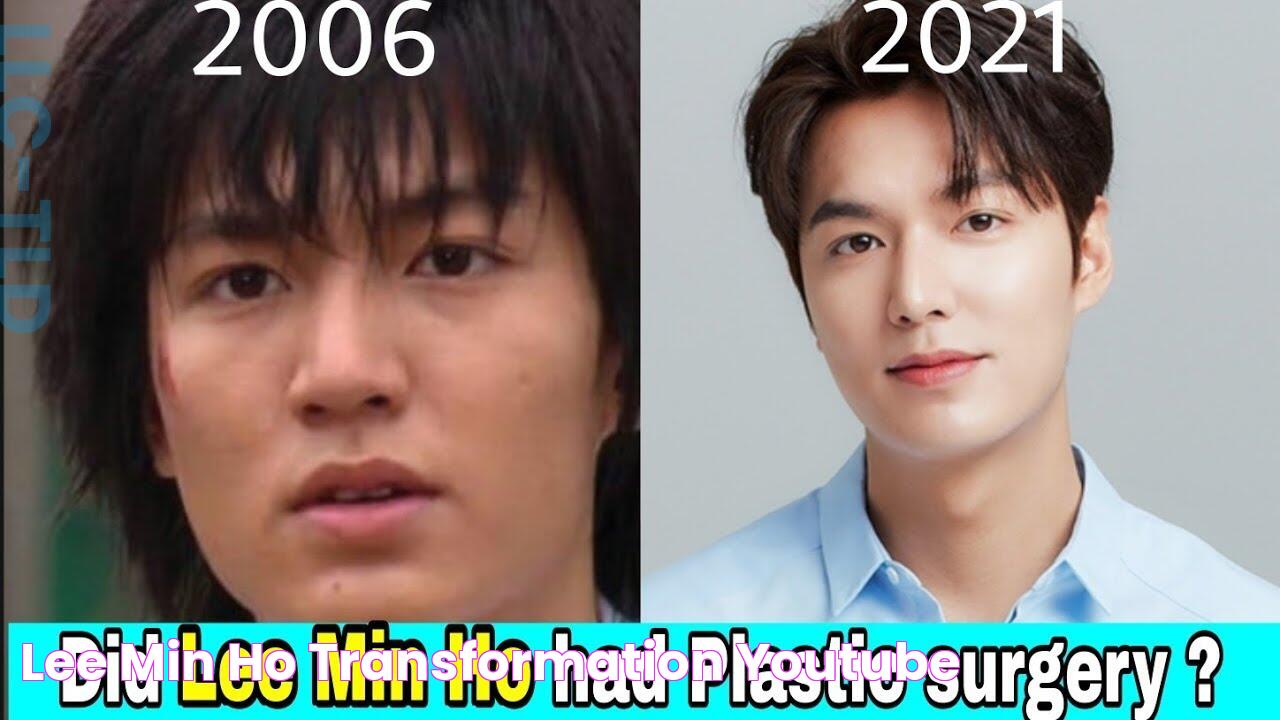 Lee Min Ho Transformation YouTube