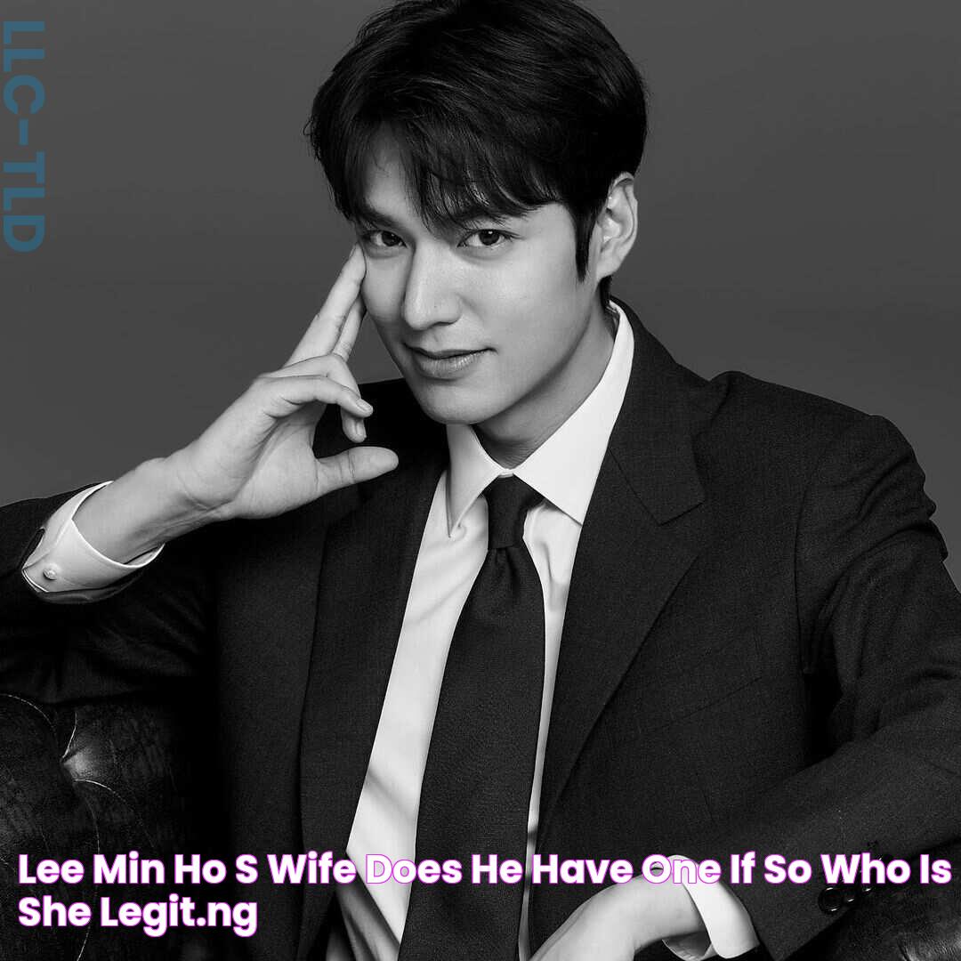 Lee Min Ho’s wife does he have one? If so, who is she? Legit.ng