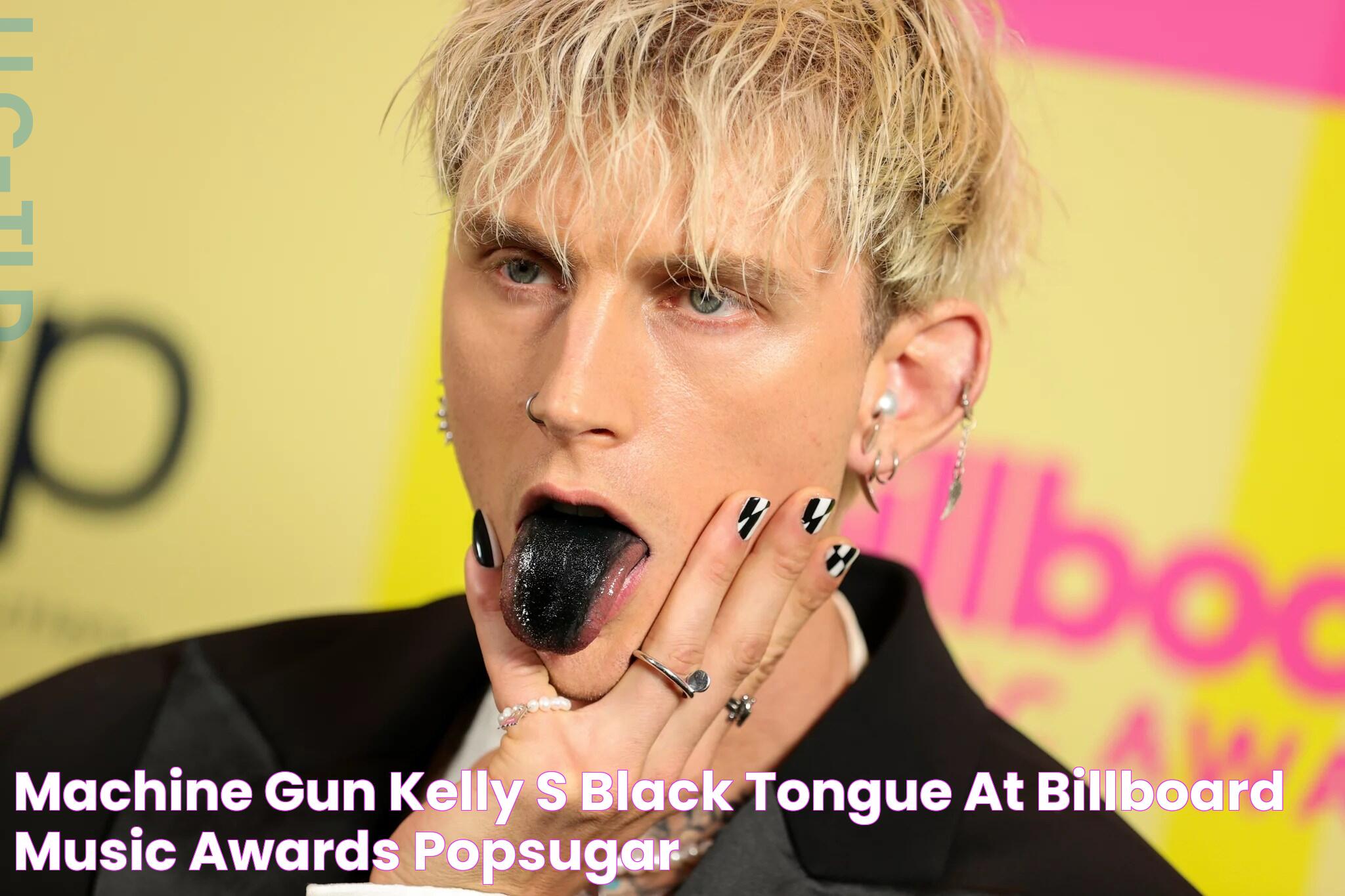 Machine Gun Kelly's Black Tongue at Billboard Music Awards POPSUGAR