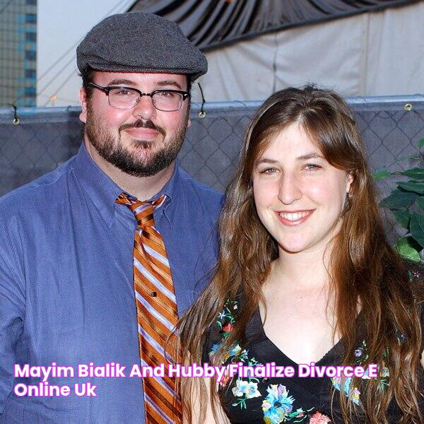 Mayim Bialik and Hubby Finalize Divorce E! Online UK