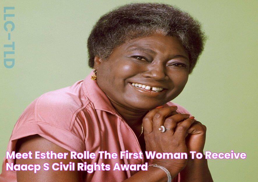 Meet Esther Rolle, the first woman to receive NAACP's civil rights award