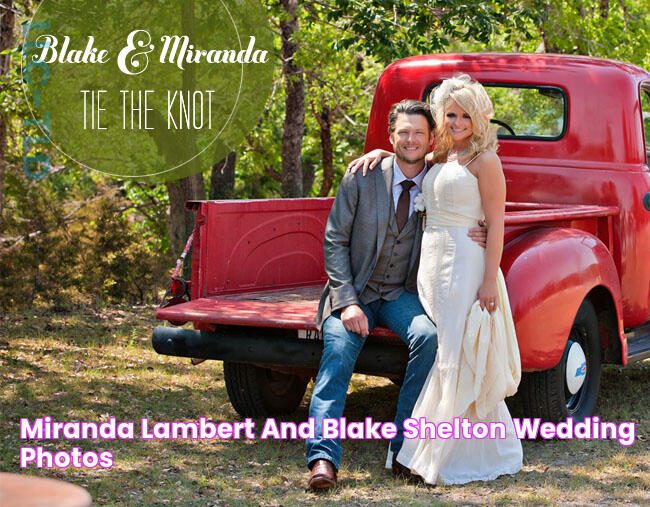 Miranda Lambert and Blake Shelton Wedding photos