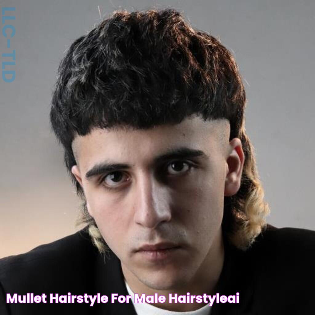 Mullet hairstyle for male HairstyleAI