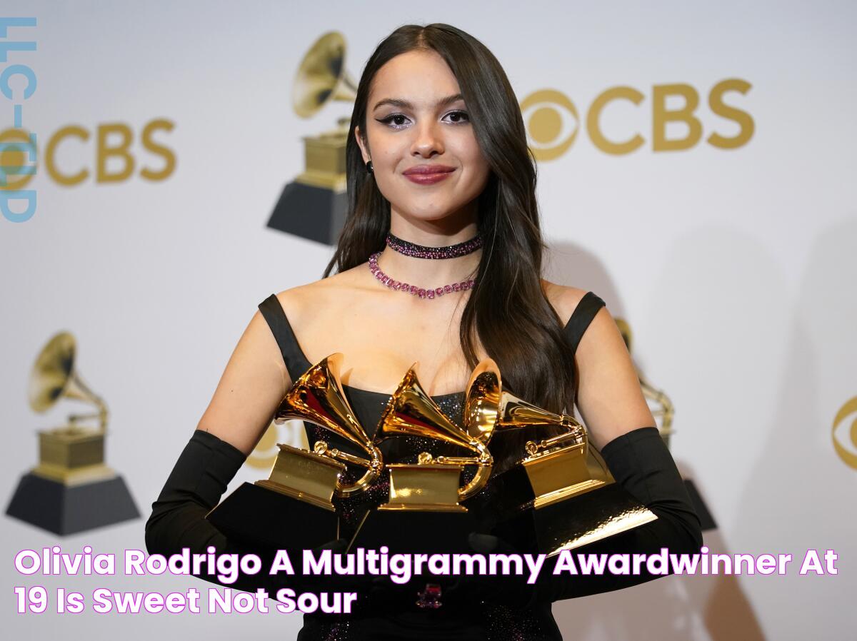 Olivia Rodrigo, a multiGrammy Awardwinner at 19, is sweet, not sour