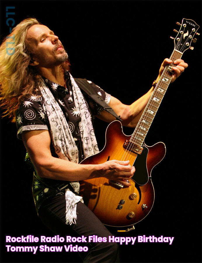 Rockfile Radio Rock Files Happy Birthday TOMMY SHAW (video)