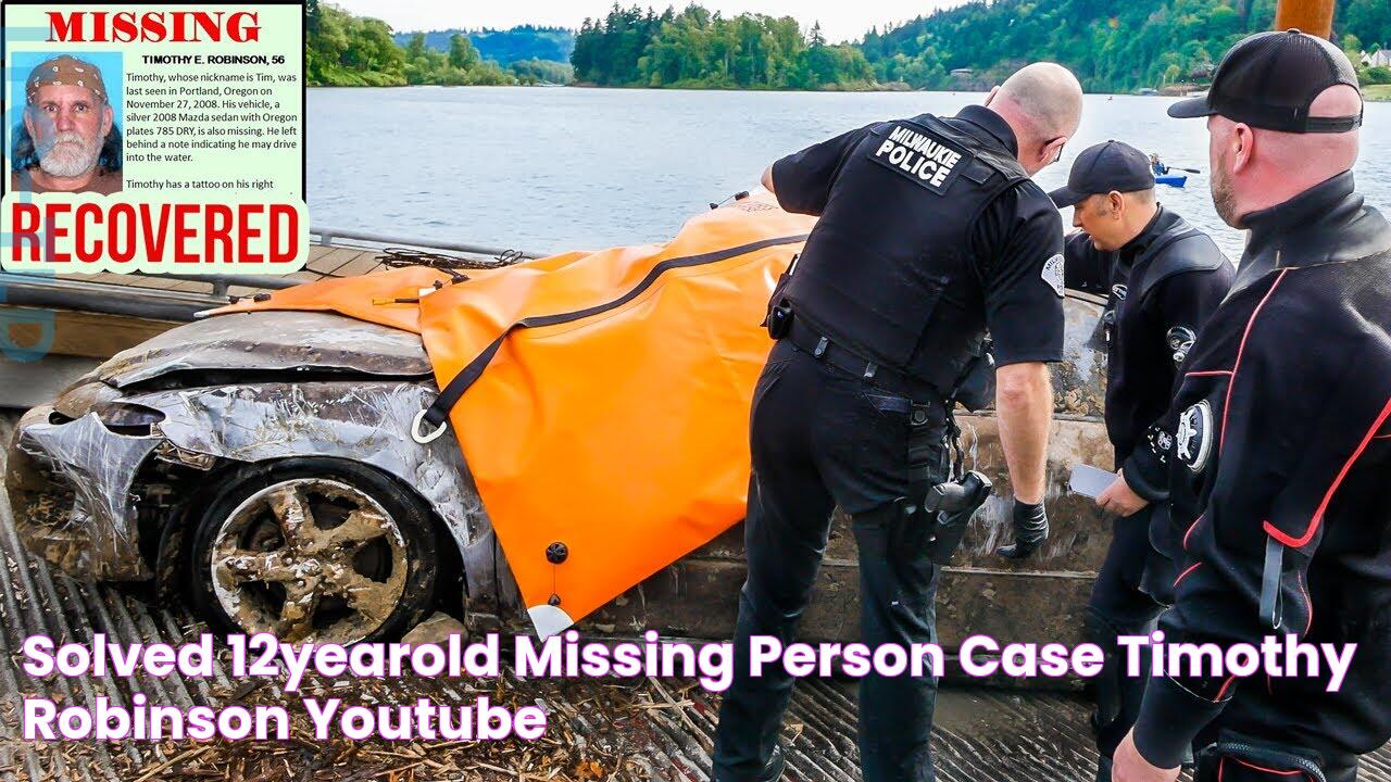 SOLVED 12YearOld Missing Person Case (Timothy Robinson) YouTube