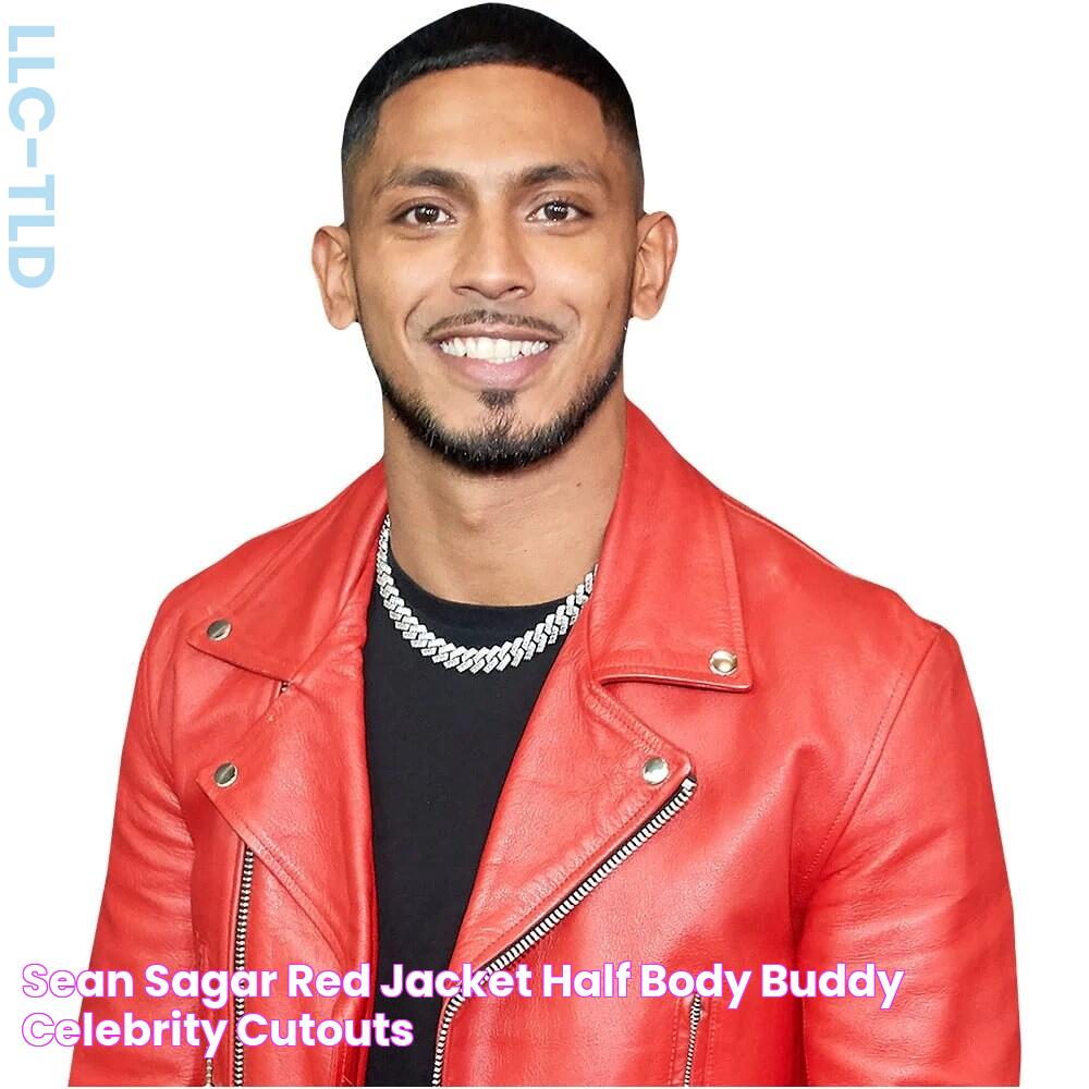 Sean Sagar (Red Jacket) Half Body Buddy Celebrity Cutouts