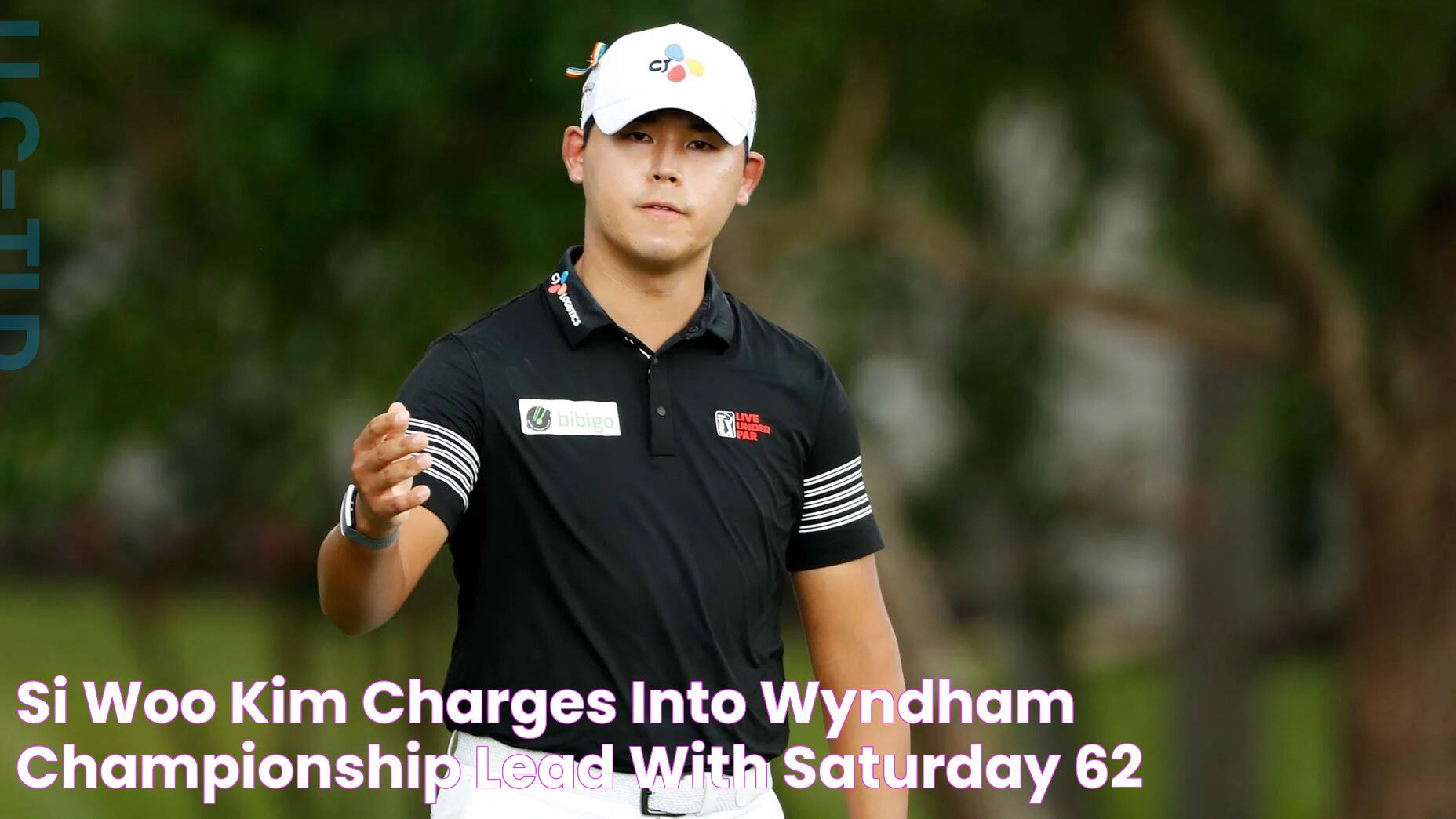 Si Woo Kim charges into Wyndham Championship lead with Saturday 62