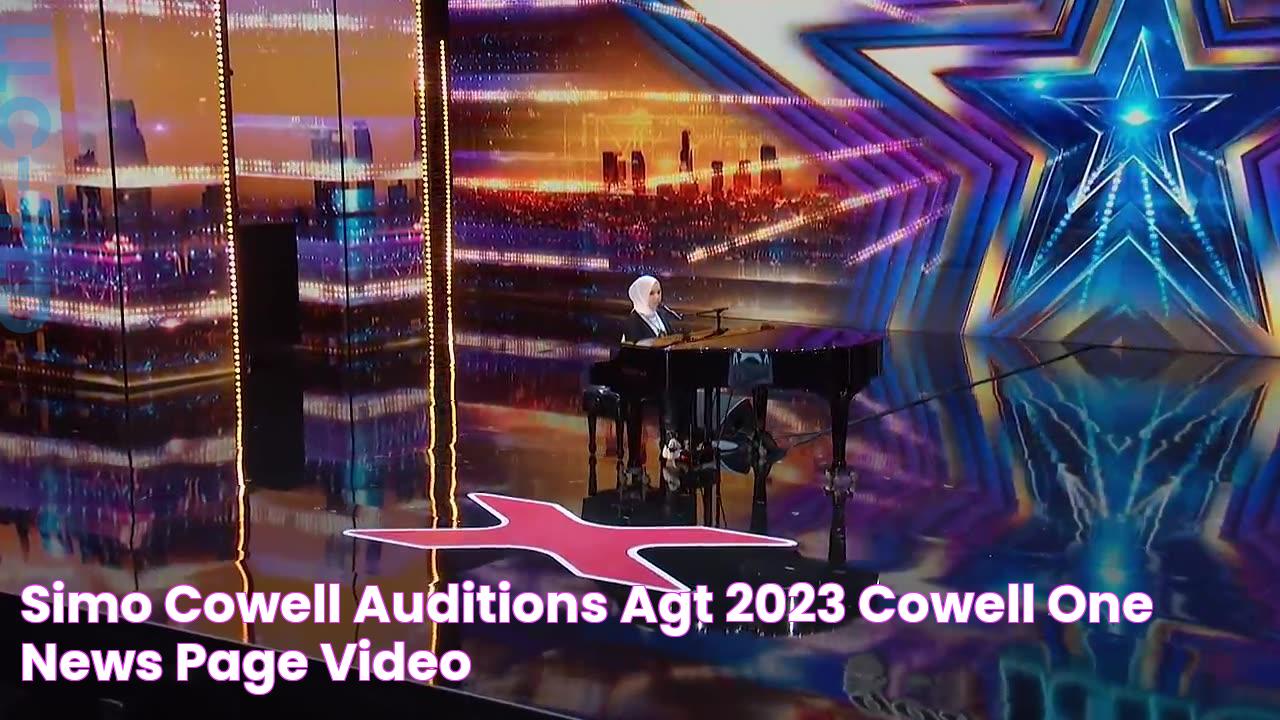 Simo Cowell Auditions AGT 2023 Cowell One News Page VIDEO