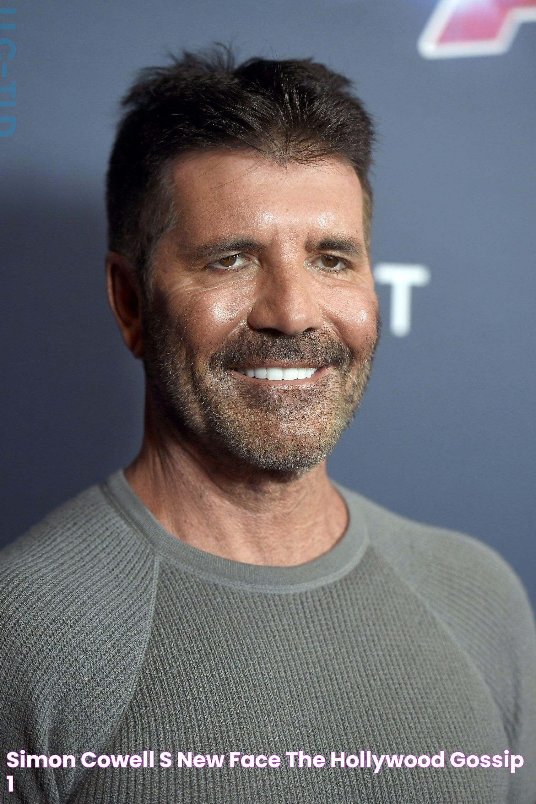 Simon Cowell's New Face The Hollywood Gossip