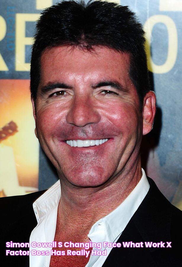 Simon Cowell's changing face what work X Factor boss has really had