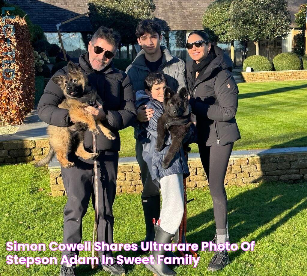 Simon Cowell shares ultrarare photo of stepson Adam in sweet family