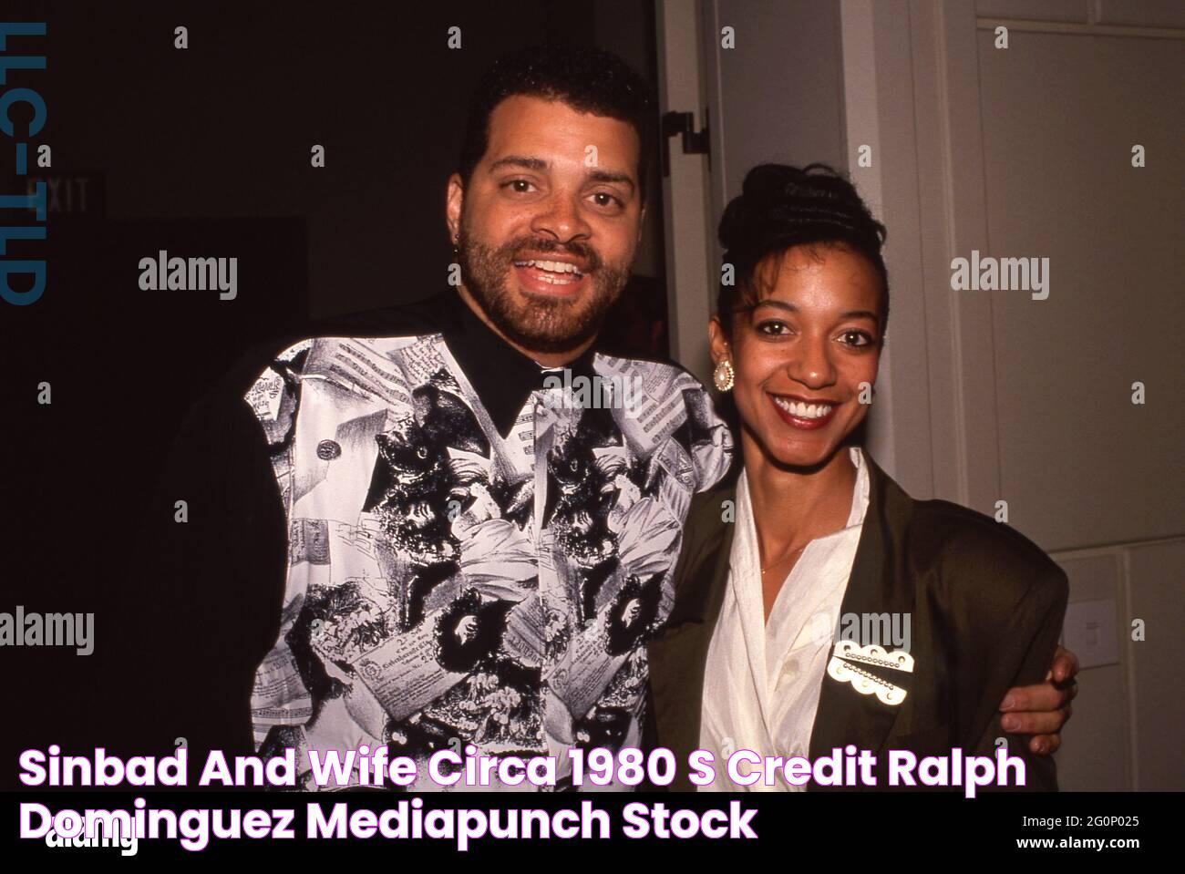 Sinbad and wife Circa 1980's Credit Ralph Dominguez/MediaPunch Stock