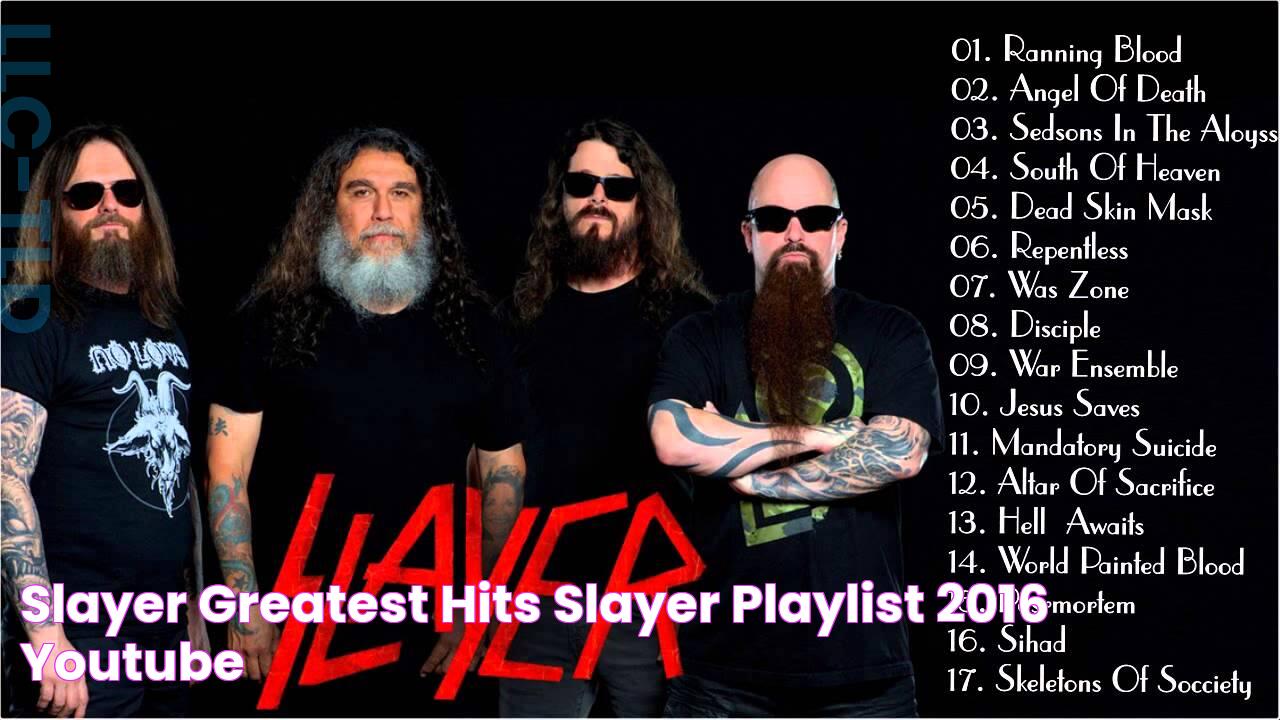 Slayer Greatest Hits Slayer Playlist 2016 YouTube