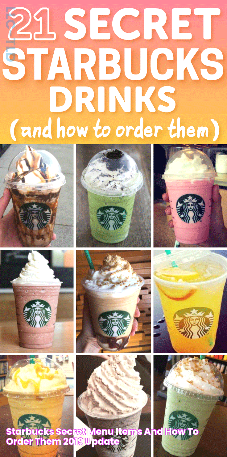 Starbucks Secret Menu Items and How to Order Them (2019 Update