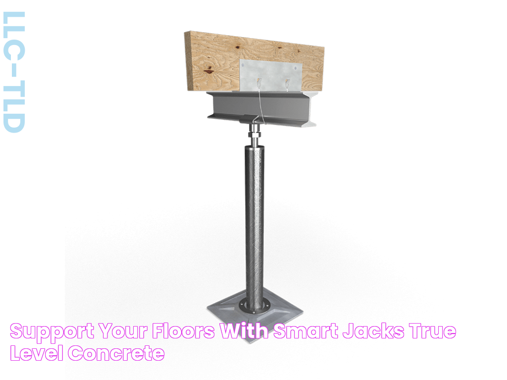 Support your Floors with Smart Jacks True Level Concrete