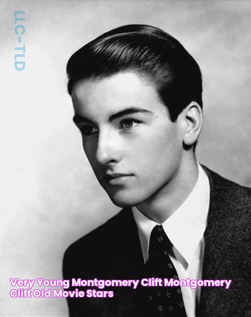 Very Young Montgomery Clift Montgomery clift, Old movie stars