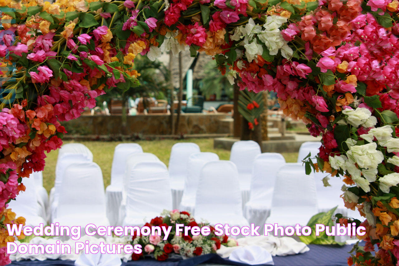 Wedding Ceremony Free Stock Photo Public Domain Pictures