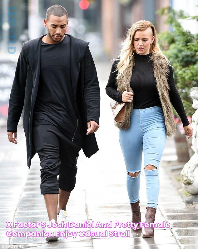 X Factor's Josh Daniel and pretty female companion enjoy casual stroll