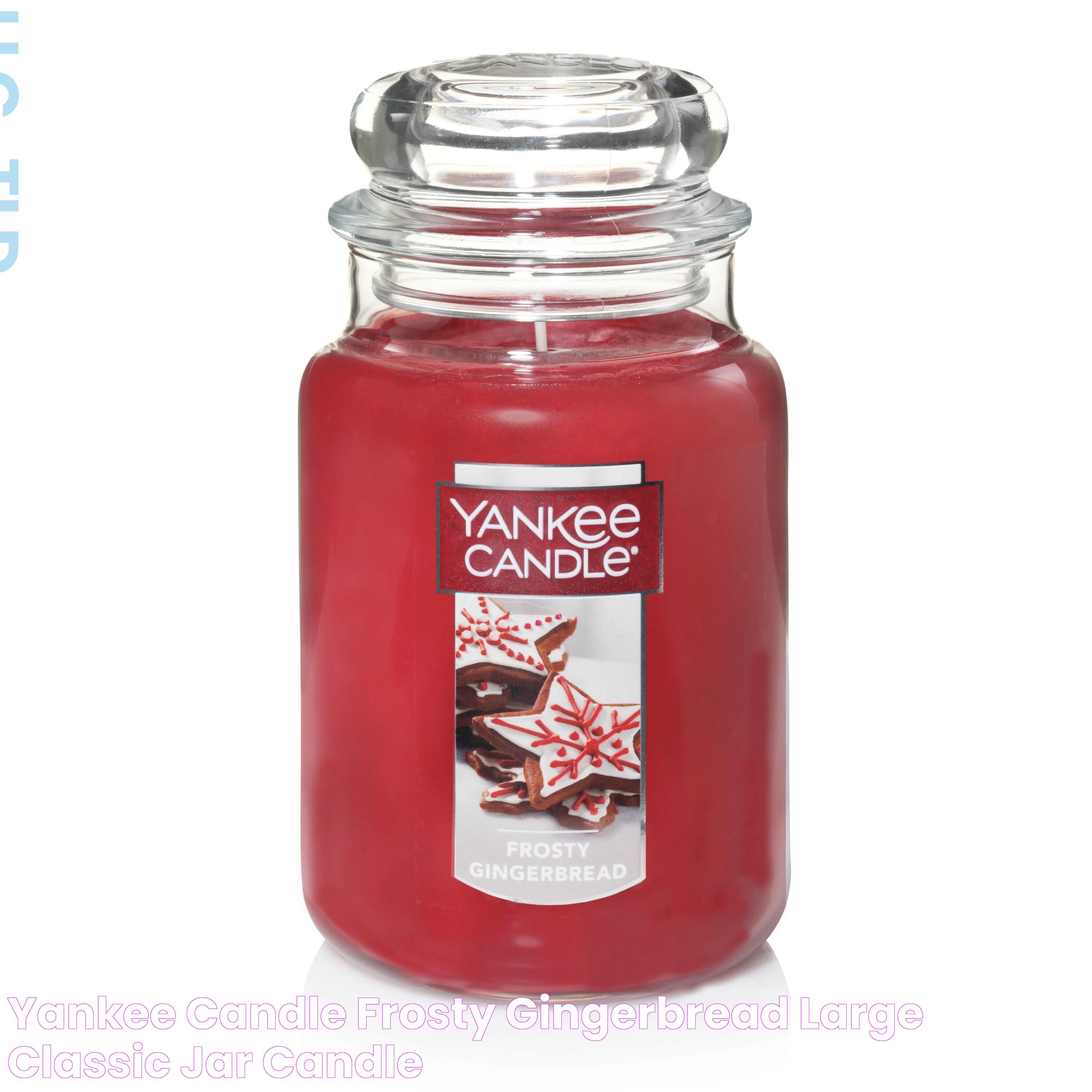 Yankee Candle Frosty Gingerbread Large Classic Jar Candle